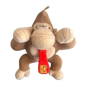 Super Mario Donkey Kong Plush Stuffed Animal Toy 7in 2021 Nintendo